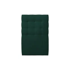 Sommeil De Plomb Lit avec tête de lit capitonnée velours et sommier - Lit en bois massif New