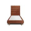 Sommeil De Plomb Lit avec tête de lit capitonnée et sommier tapissier - Lit en bois massif