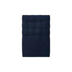 Sommeil De Plomb Lit avec tête de lit capitonnée velours et sommier kit - Lit en bois massif Sale
