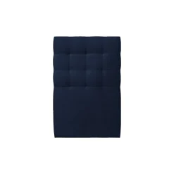 Sommeil De Plomb Lit avec tête de lit capitonnée velours et sommier - Lit en bois massif