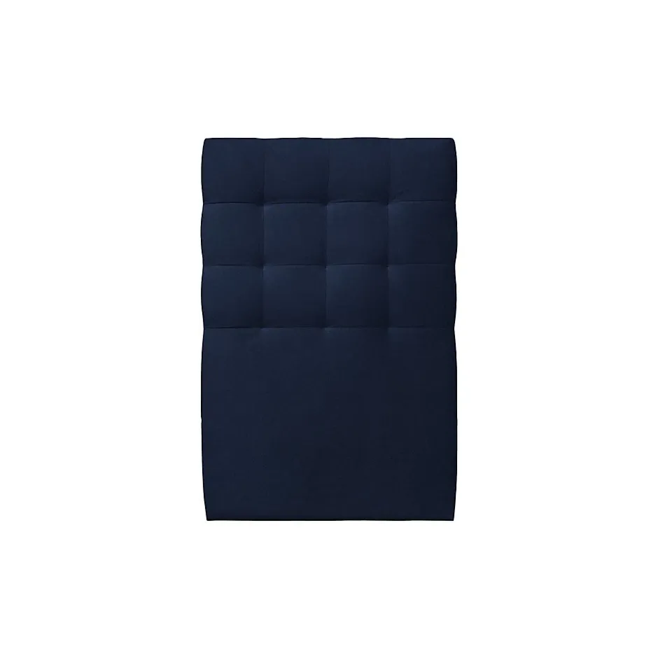 Sommeil De Plomb Lit avec tête de lit capitonnée velours et sommier - Lit en bois massif New