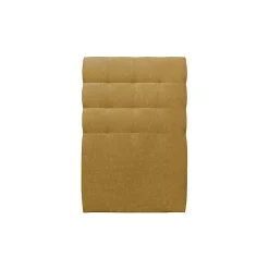 Sommeil De Plomb Lit avec tête de lit capitonnée tissu et sommier kit - Lit en bois massif