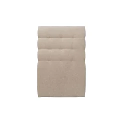 Sommeil De Plomb Lit avec tête de lit capitonnée tissu et sommier tapissier - Lit en bois massif Online