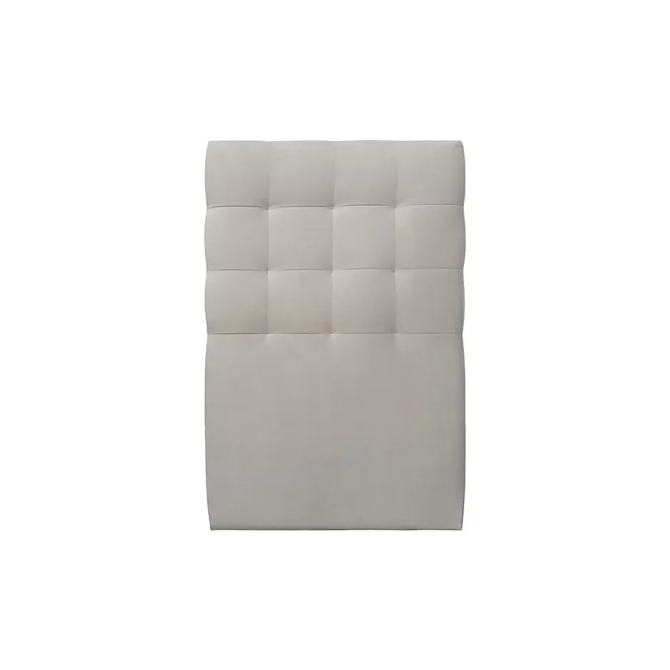 Sommeil De Plomb Lit avec tête de lit capitonnée velours et sommier - Lit en bois massif