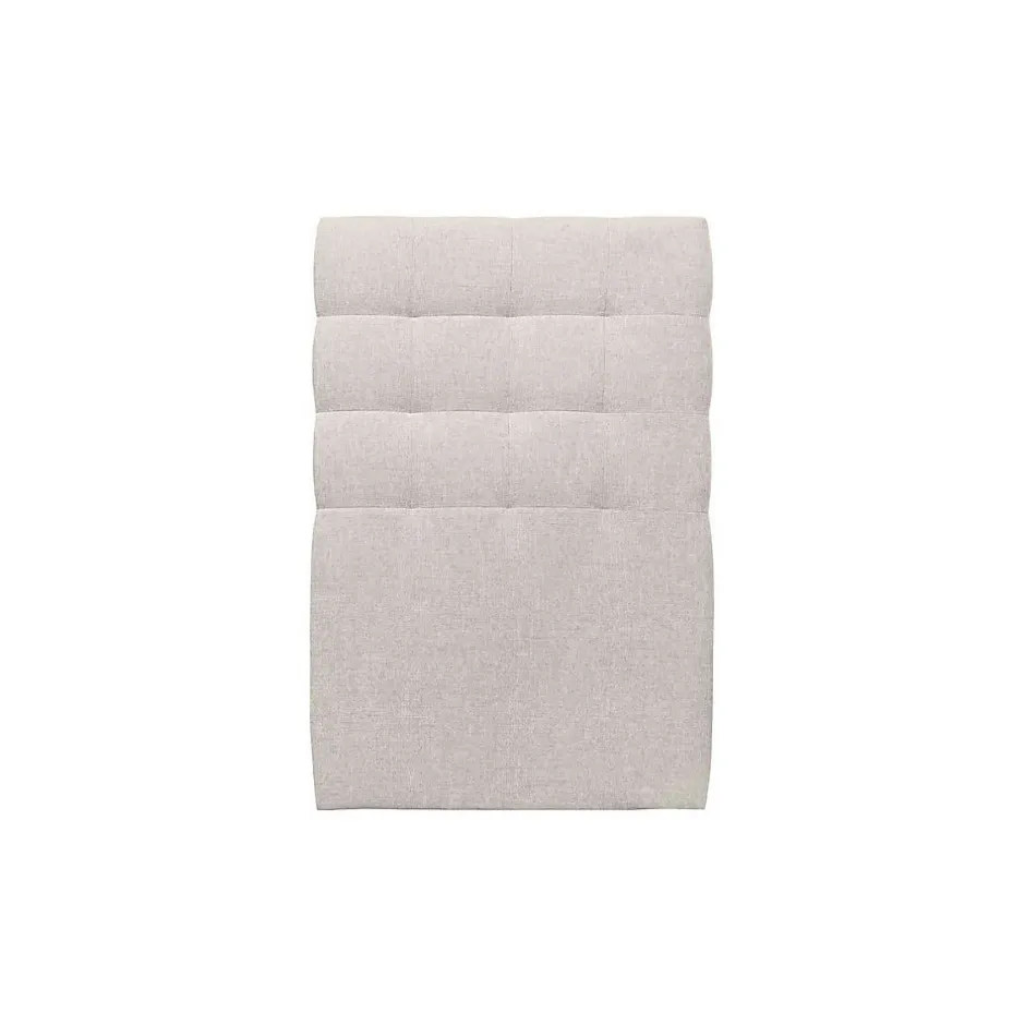 Sommeil De Plomb Lit avec tête de lit capitonnée tissu et sommier tapissier - Lit en bois massif