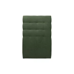 Sommeil De Plomb Lit avec tête de lit capitonnée tissu et sommier tapissier - Lit en bois massif New