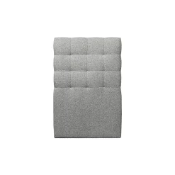 Sommeil De Plomb Lit avec tête de lit capitonnée et sommier tapissier - Lit en bois massif Sale