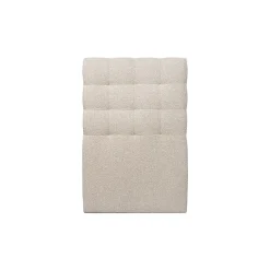 Sommeil De Plomb Lit avec tête de lit capitonnée et sommier tapissier - Lit en bois massif Clearance