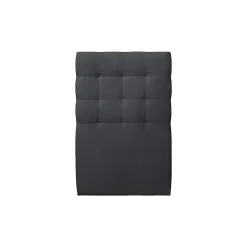 Sommeil De Plomb Lit avec tête de lit capitonnée velours et sommier - Lit en bois massif