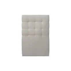 Sommeil De Plomb Lit avec tête de lit capitonnée velours et sommier - Lit en bois massif Sale
