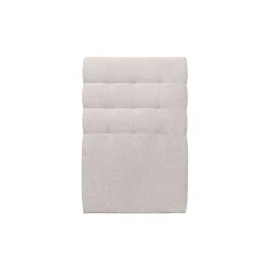 Sommeil De Plomb Lit avec tête de lit capitonnée tissu et sommier kit - Lit en bois massif New