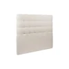 Sommeil De Plomb Lit avec tête de lit capitonnée et sommier tapissier - Lit en bois massif Online