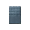 Sommeil De Plomb Lit avec tête de lit capitonnée et sommier tapissier - Lit en bois massif Discount