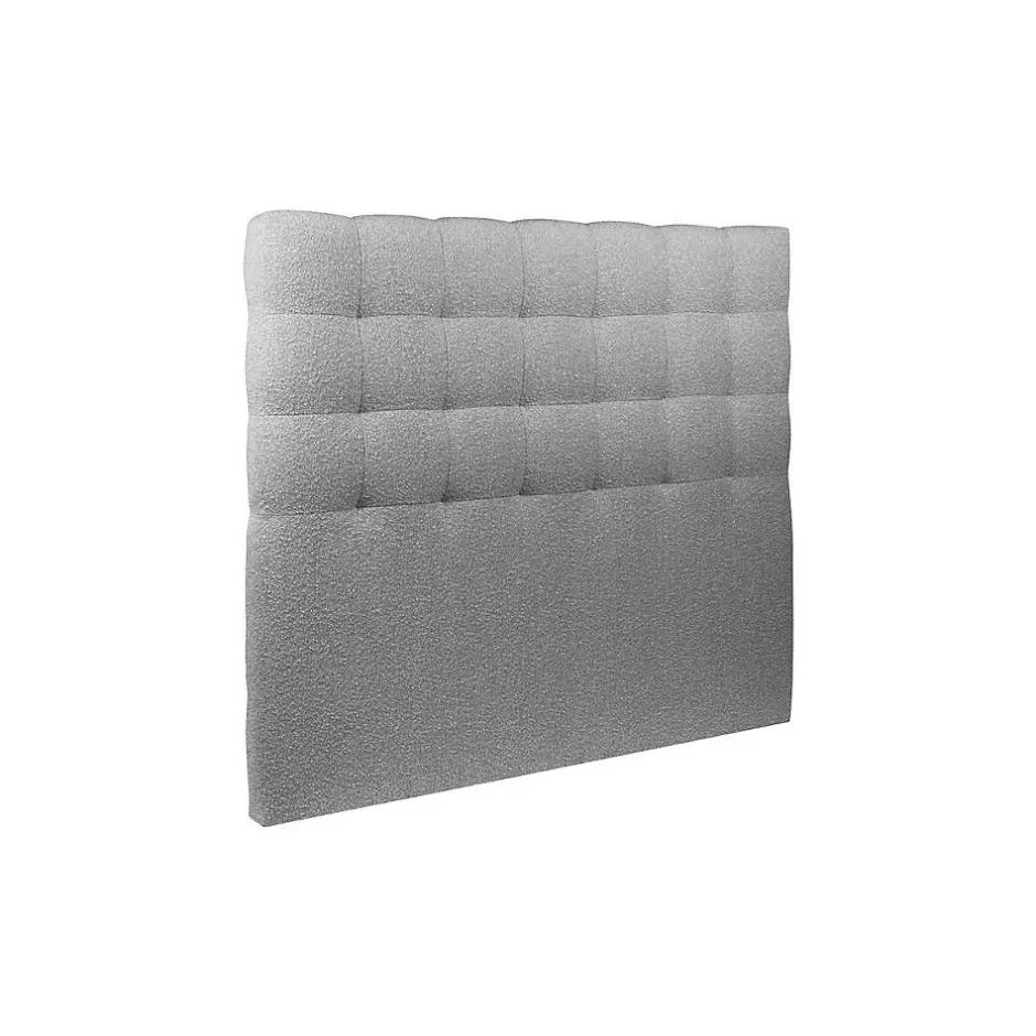 Sommeil De Plomb Lit avec tête de lit capitonnée et sommier tapissier - Lit en bois massif