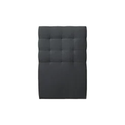 Sommeil De Plomb Lit avec tête de lit capitonnée velours et sommier - Lit en bois massif