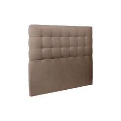 Sommeil De Plomb Lit avec tête de lit capitonnée velours et sommier - Lit en bois massif Best