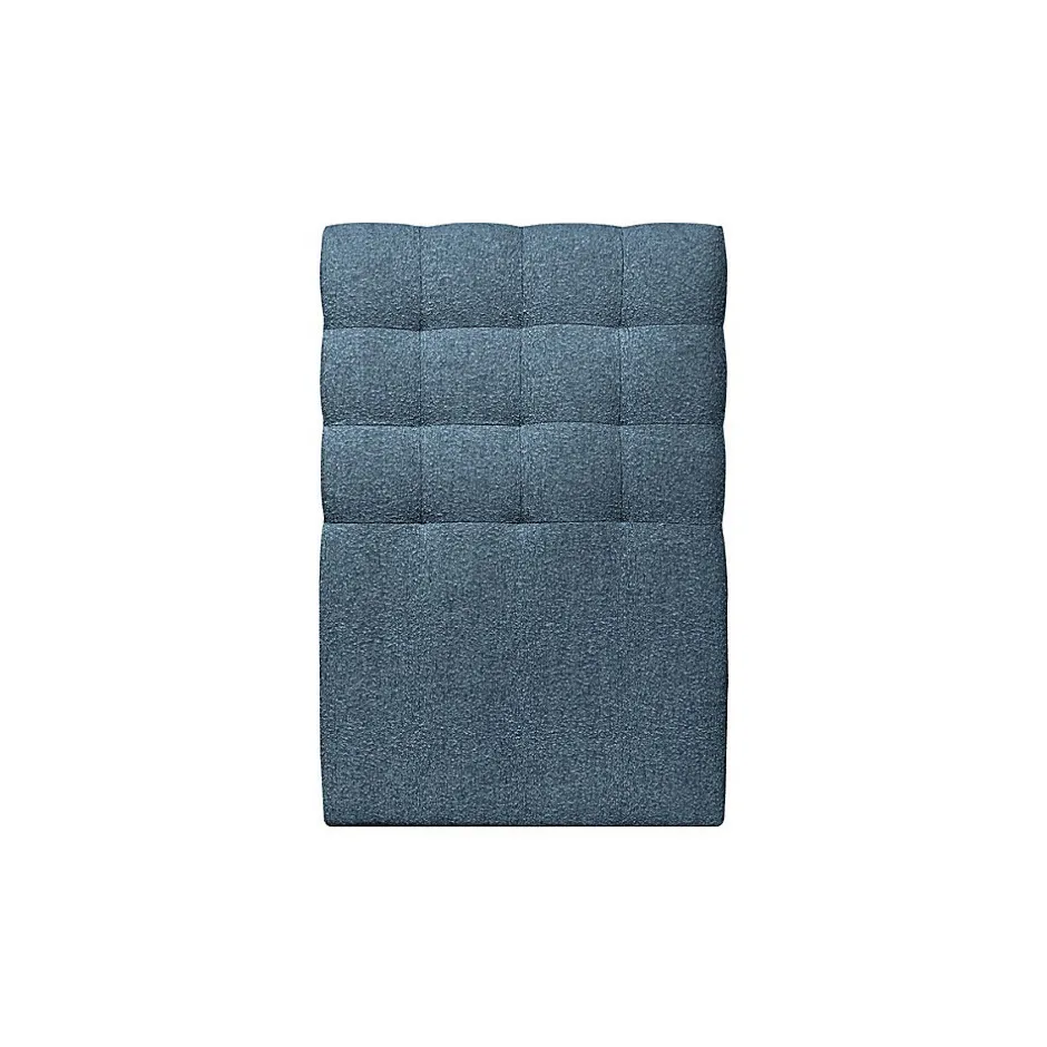 Sommeil De Plomb Lit avec tête de lit capitonnée et sommier kit - Lit en bois massif