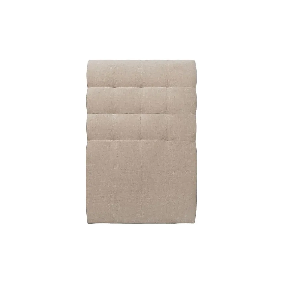 Sommeil De Plomb Lit avec tête de lit capitonnée tissu et sommier tapissier - Lit en bois massif
