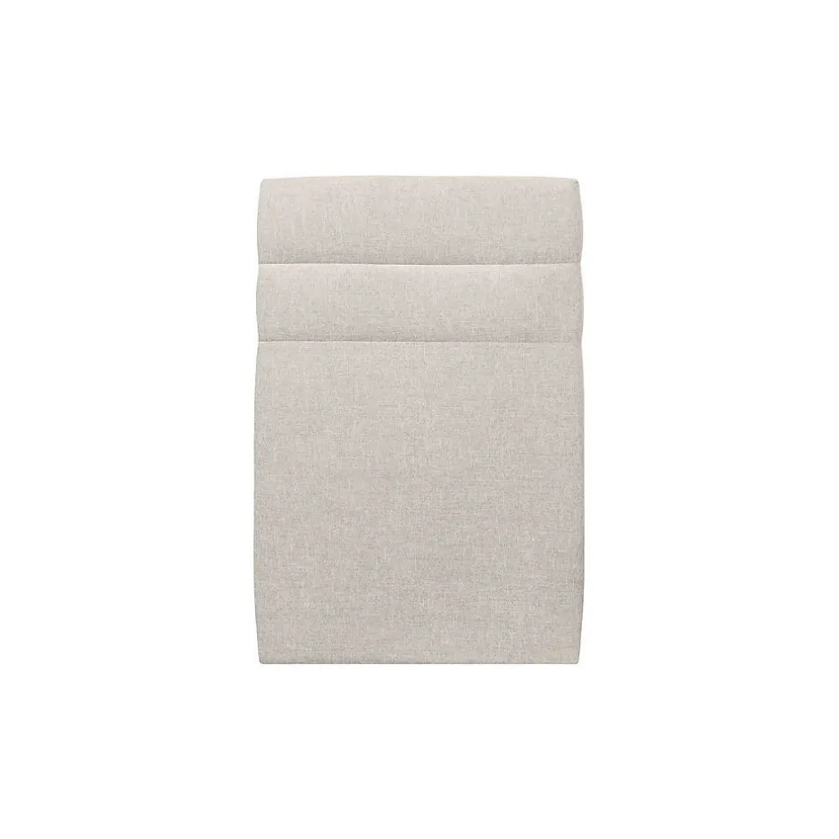Sommeil De Plomb Lit avec tête de lit lignes tissu et sommier tapissier - Lit en bois massif