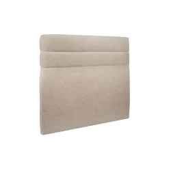 Sommeil De Plomb Lit avec tête de lit lignes tissu et sommier tapissier - Lit en bois massif