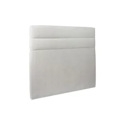 Sommeil De Plomb Lit avec tête de lit lignes velours et sommier kit - Lit en bois massif