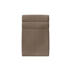 Sommeil De Plomb Lit avec tête de lit lignes velours et sommier tapissier - Lit en bois massif