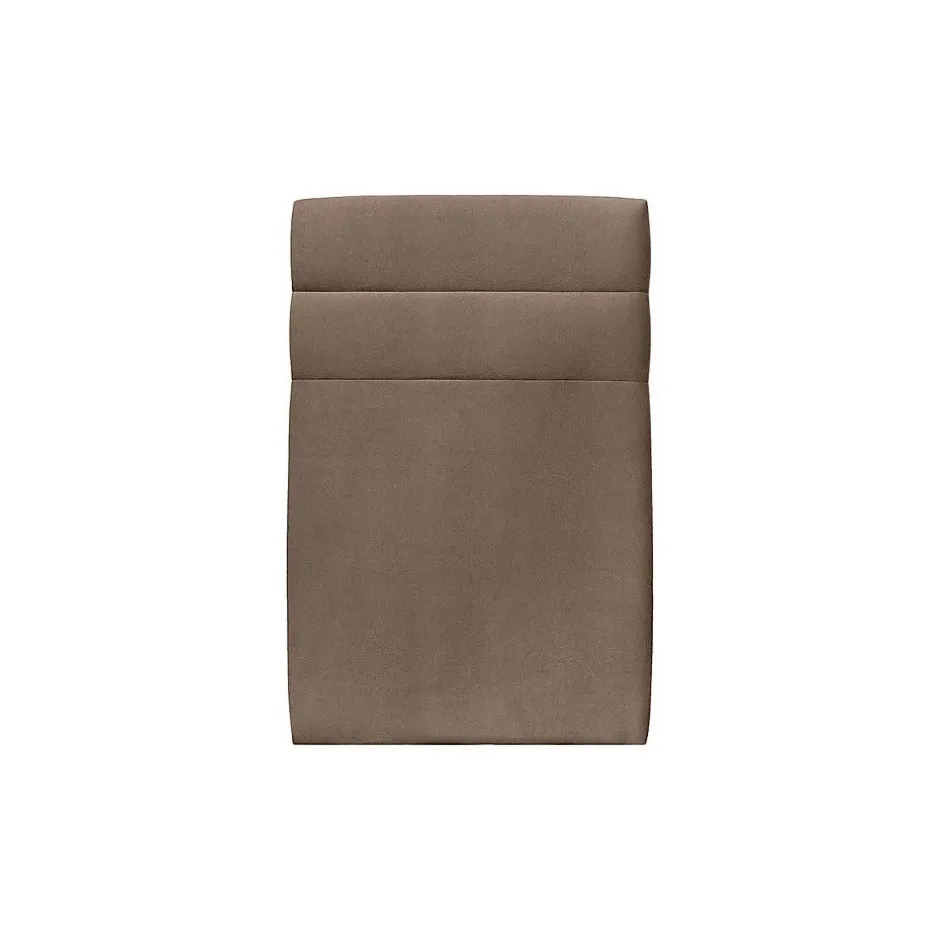 Sommeil De Plomb Lit avec tête de lit lignes velours et sommier tapissier - Lit en bois massif
