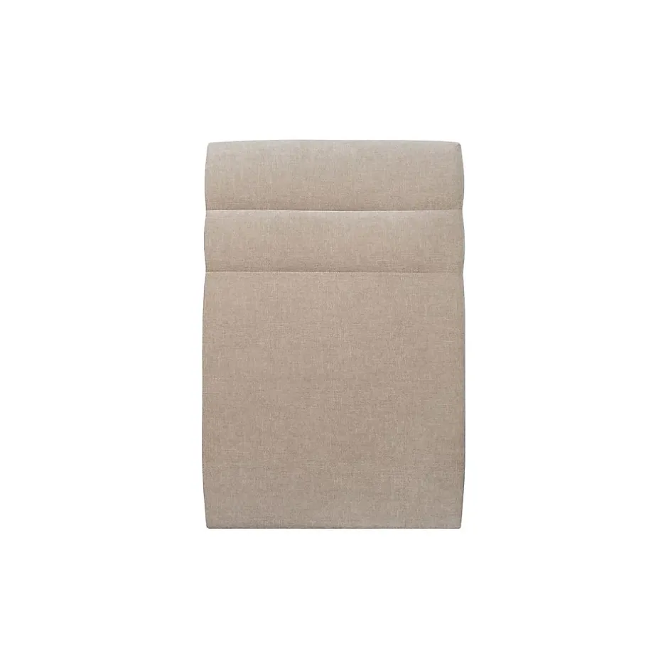 Sommeil De Plomb Lit avec tête de lit lignes tissu et sommier tapissier - Lit en bois massif Discount