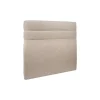 Sommeil De Plomb Lit avec tête de lit lignes tissu et sommier tapissier - Lit en bois massif