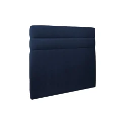 Sommeil De Plomb Lit avec tête de lit lignes velours et sommier kit - Lit en bois massif