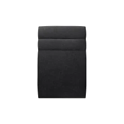 Sommeil De Plomb Lit avec tête de lit lignes tissu et sommier tapissier - Lit en bois massif Sale