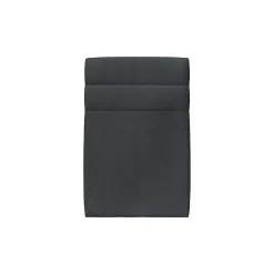 Sommeil De Plomb Lit avec tête de lit lignes velours et sommier kit - Lit en bois massif