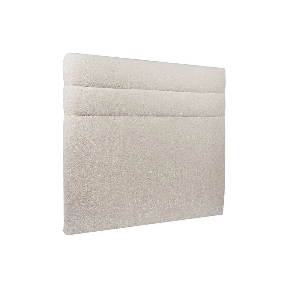 Sommeil De Plomb Lit avec tête de lit lignes bouclette et sommier tapissier - Lit en bois massif