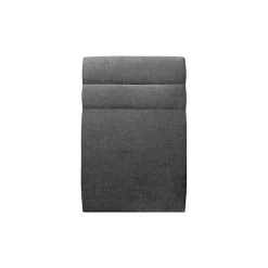 Sommeil De Plomb Lit avec tête de lit lignes tissu et sommier tapissier - Lit en bois massif New