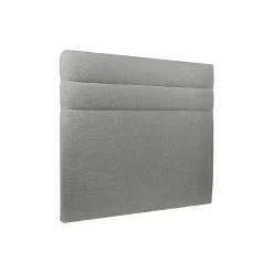 Sommeil De Plomb Lit avec tête de lit lignes bouclette et sommier kit - Lit en bois massif New