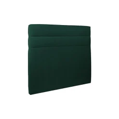 Sommeil De Plomb Lit avec tête de lit lignes velours et sommier tapissier - Lit en bois massif New
