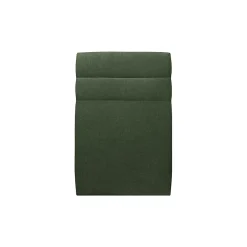Sommeil De Plomb Lit avec tête de lit lignes tissu et sommier tapissier - Lit en bois massif Outlet
