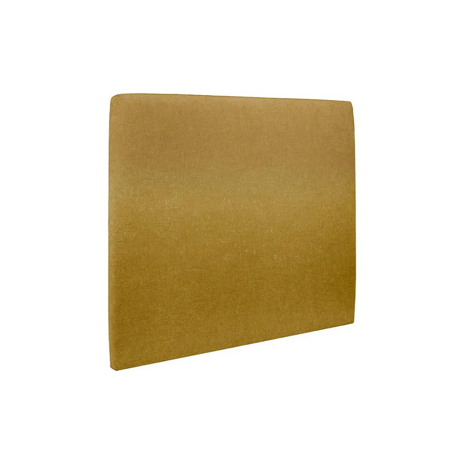 Sommeil De Plomb Lit avec tête de lit tapissier tissu et sommier kit - Lit en bois massif