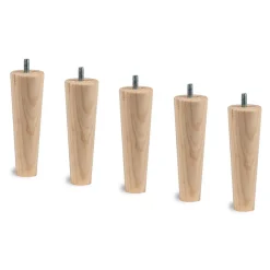 Sommeil De Plomb Lit avec tête de lit tapissier tissu et sommier kit - Lit en bois massif