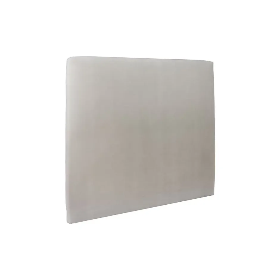 Sommeil De Plomb Lit avec tête de lit tapissier velours et sommier tapissier - Lit en bois massif