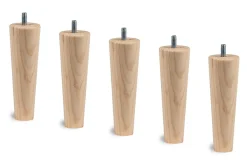 Sommeil De Plomb Lit avec tête de lit tapissier tissu et sommier kit - Lit en bois massif
