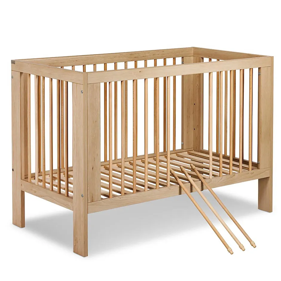 Monmobilierdesign Lit Bébé à Barreaux 120x60 Bois Avec Tiroir Sale