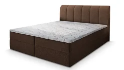 Masseno Lit Boxspring CEVANO 180x200 CM COSMIC 800, Marron, Lit avec matelas et rangement Clearance