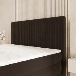 Masseno Lit Boxspring FELBIO 160X200 CM KRONOS 06, Marron, Lit avec matelas et rangement Best