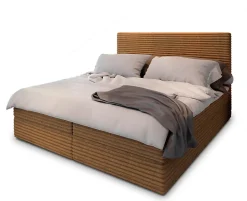 Masseno Lit Boxspring PISA 180X200 CM TILIA 56, Cuivre, Lit avec matelas et rangement Best