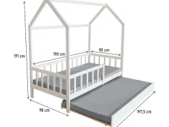Enfant Habitat Et Jardin Lit cabane enfant avec tiroir