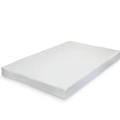Enfant [En.Casa] Lit cabane Hesel avec matelas à mousse froid 90 x 200 cm blanc en.casa