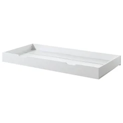 Enfant Petits-Meubles Lit cabane MH 90x200 sommier et tiroir inclus Vipack Dallas Blanc