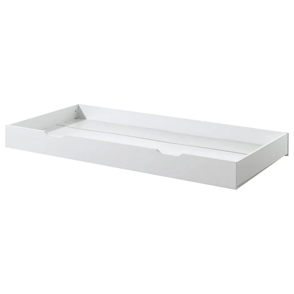 Enfant Petits-Meubles Lit cabane MH 90x200 sommier et tiroir inclus Vipack Dallas Blanc