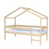 Enfant Weber Industries Lit cabane MIKA 90x190 + sommier / Naturel